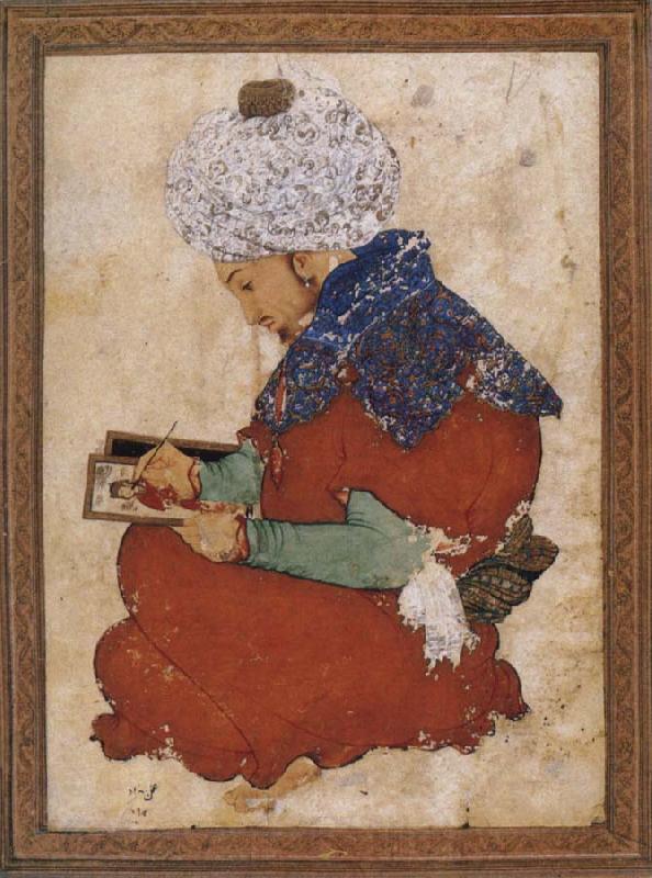 Muslim artist An idealized portrait of Bihzad Germany oil painting art